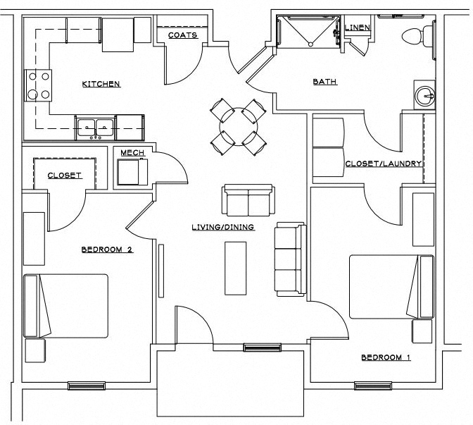 2 Bedroom